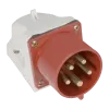 FIXED INDUSTRIAL PLUG HT-525 32A IP44 3P+N+E 400V