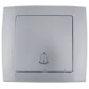 SR-2509 DOOR BELL SWITCH SILVER GREY | Buy online — Megaluks