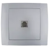 SR-2507 PHONE SOCKET SILVER GREY | Buy online — Megaluks