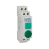 ELBD-Y-DIN BUTTON+LAMP 1NO+2NC YELLOW 230