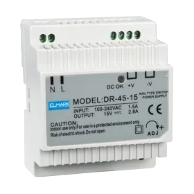 DR-45-24 POWER SUPPLY 24V OUTPUT VOLTAGE