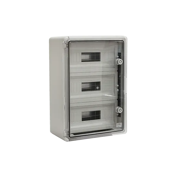 PP3116 BOARD ABS-TRANSPARENT DOOR-45 MODULES IP65