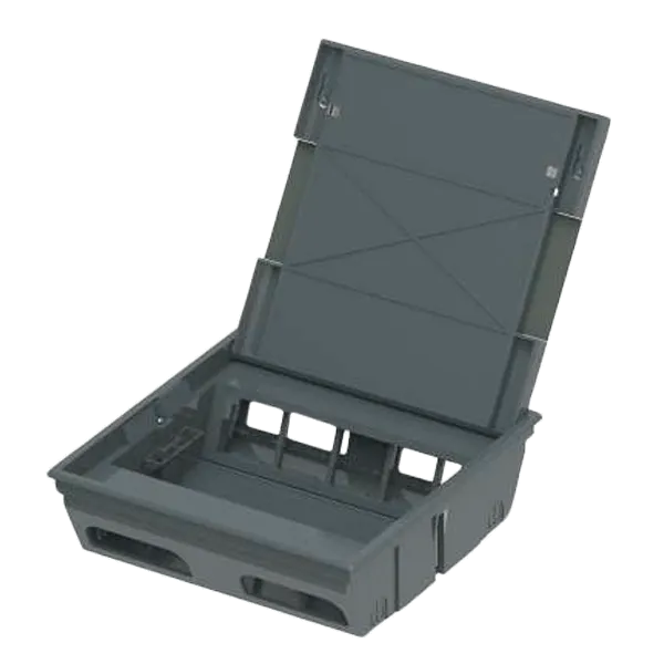 Корпус розетки 8 модулей 45x45 + 2 модуля 22x45 | Купить онлайн — Megaluks