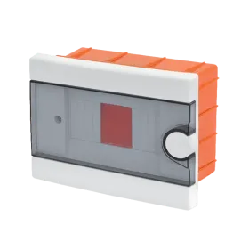 PLASTIC DISTRIBUTION BOX 6 (2-6) WAY – BUILT-IN MOUNTING
