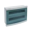 PLASTIC DISTRIBUTION BOX 28 WAY – BUILT-IN MOUNTING, BLUE COVER