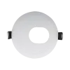 PLASTIC DOWNLIGHT ROUND IN ONE SIDE D90mm WHITE | Buy online — Megaluks