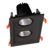 DOUBLE LED MOVABLE SPOT LIGHT 2X30W 230V 3000K BLACK