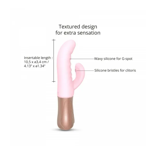 Vibrators Love to Love Rozā