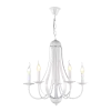 AMANDA CHANDELIER 5XE14 WHITE | Buy online — Megaluks