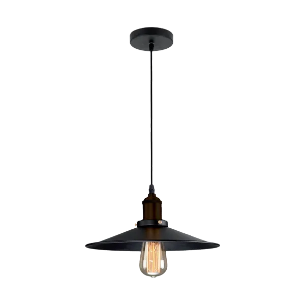 DAMON PENDANT 1xE27 BLACK | Buy online — Megaluks