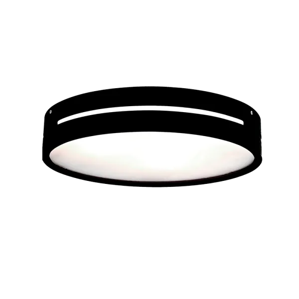 DONNA CEILING LAMP 3XE27 BLACK WOOD D400mm