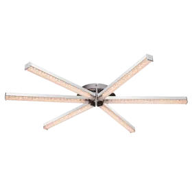 FAYE LED CEILING LAMP 6X4W 3200K CHROME | Buy online — Megaluks