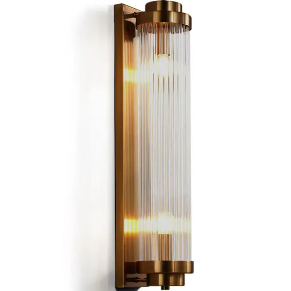 HARRIS WALL LAMP 2XE14 COPPER/CRYSTALS | Buy online — Megaluks