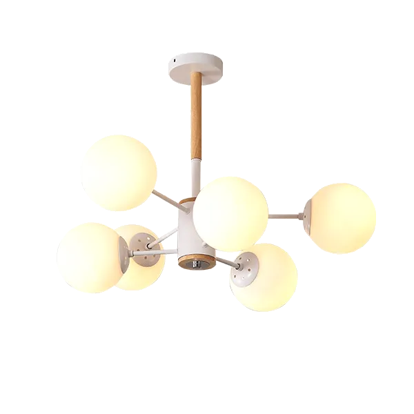 ISABEL CHANDELIER 6XE27 WHITE | Buy online — Megaluks