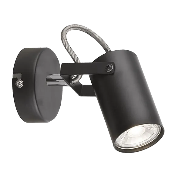 IZZY SPOT 1xGU10 BLACK