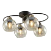 JAY CHANDELIER 4XE27 BLACK/BRONZE | Buy online — Megaluks