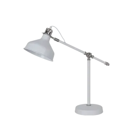 JOHN TABLE LAMP 1XE27 WHITE H600mm | Buy online — Megaluks