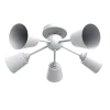 JUDY CHANDELIER 5XE27 WHITE | Buy online — Megaluks