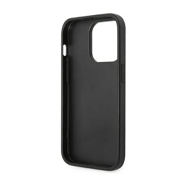Karl Lagerfeld Glitter Flakes Ikonik - Case for iPhone 14 Pro Max (Silver)