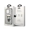 Karl Lagerfeld Glitter Flakes Ikonik - Case for iPhone 14 Pro Max (Silver)