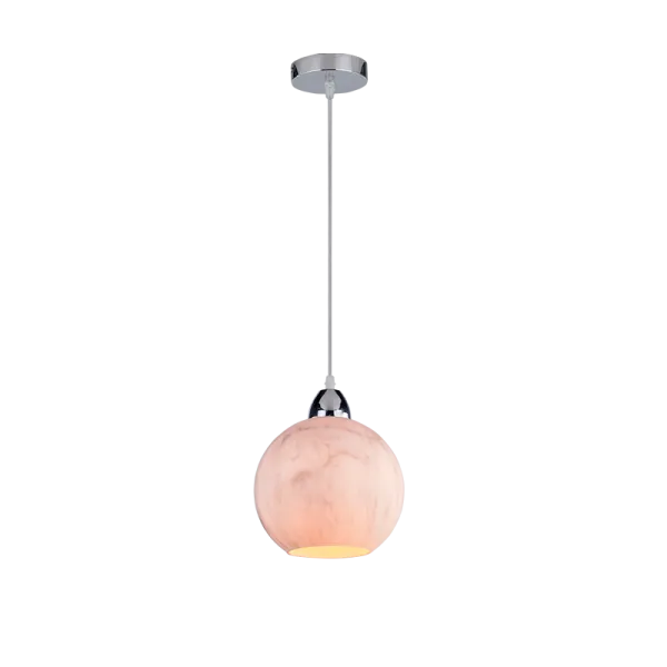MARBLE-1A PENDANT 1XE27 WHITE D200mm