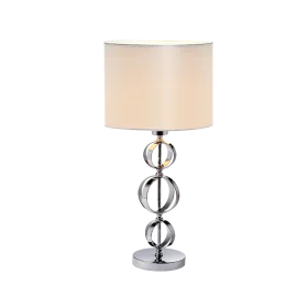 MAYA TABLE LAMP 1XE27 CHROME D300XH650mm | Buy online — Megaluks
