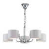 MELODY SIETYNAS 5xE27 CHROME/WHITE | Pirkti internetu — Megaluks