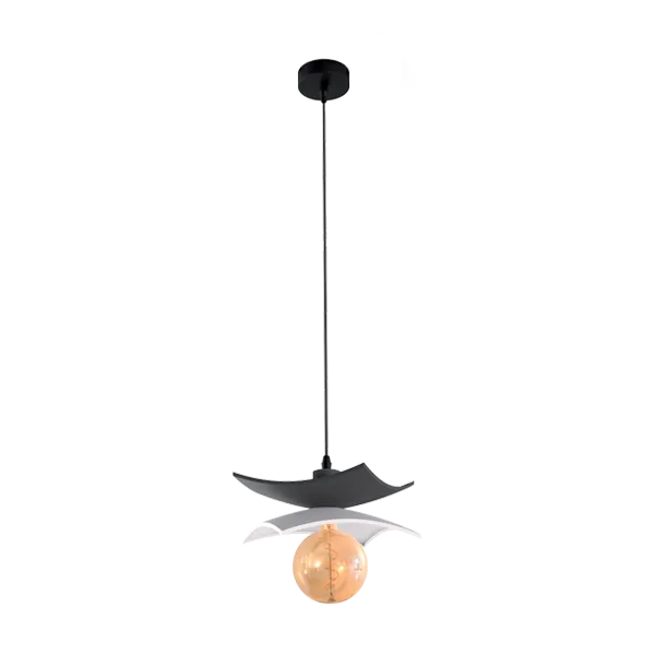 ROBBY PENDANT 1ХЕ27 BLACK/WHITE