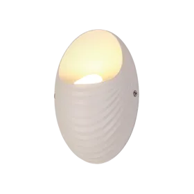 SHELL WALL FIXURE LED 5W/ 500lm/ 4000K WHITE | Buy online — Megaluks