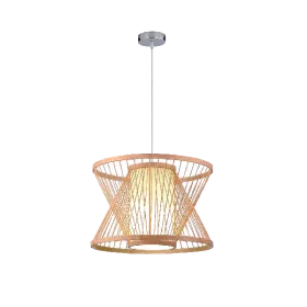 SIMONA PENDANT 1xE27 WOOD | Buy online — Megaluks