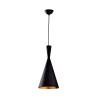 TIM-1A PENDANT 1xE27 D190mm, BLACK/GOLD