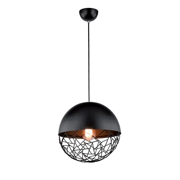 UNION PENDANT 1XE27 BLACK D300mm | Buy online — Megaluks
