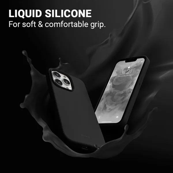 Crong Color Cover - iPhone 13 Pro Case (Black)