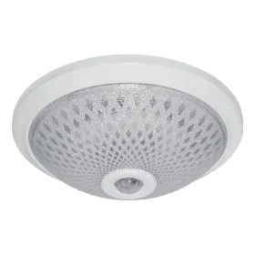 CEILING FIXTURE WITH SENSOR 2XE27 D300mm WHITE | Buy online — Megaluks