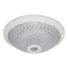 CEILING FIXTURE WITH SENSOR 2XE27 D300mm WHITE | Buy online — Megaluks