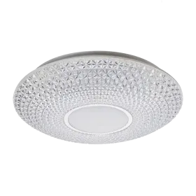 LUCE LED CEILING LAMP 36W WITH REMOTE CONTROL CHROME | Buy online — Megaluks