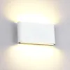 LED WALL LIGHT ROUNDED 2X6W 4000K WHITE