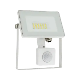 VEGA20 SLIM SMD 20W LED FLOODLIGHT WITH SENSOR 4000K WH | Buy online — Megaluks