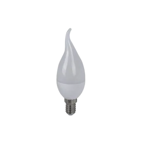 LED LAMP FLAME 6W E14 230V WHITE | Buy online — Megaluks