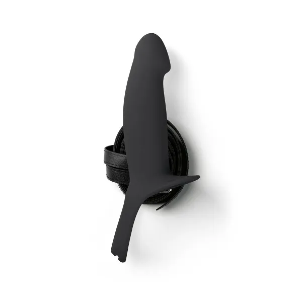 Strap-On Dildo Virgite Melns L
