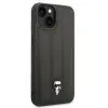 Karl Lagerfeld Quilted Puffy Ikonik Pin  Case iPhone 14 Plus (Black)