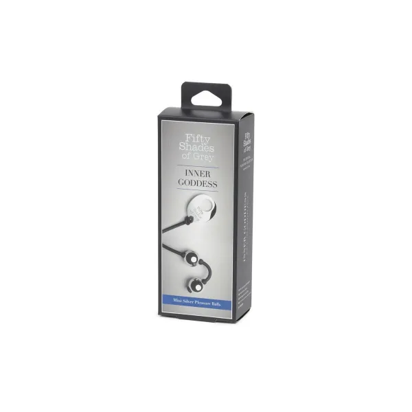 Orgasmipallot Fifty Shades of Grey Goddess Mini Musta Hopeinen