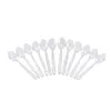 Reusable spoon set Algon Dessert Transparent 12 Units 14 cm