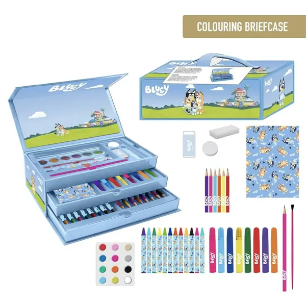 Kontoritarvete Komplekt Bluey Sinine 52 Tükid, osad