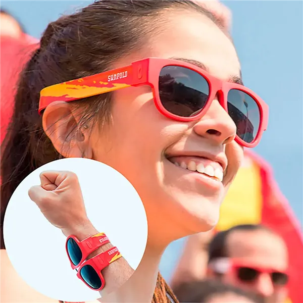 Kokkurullitavad päikseprillid Sunfold Spain Red