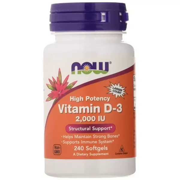 Now Vitamiin D-3 2000iu Pehmekaps N240