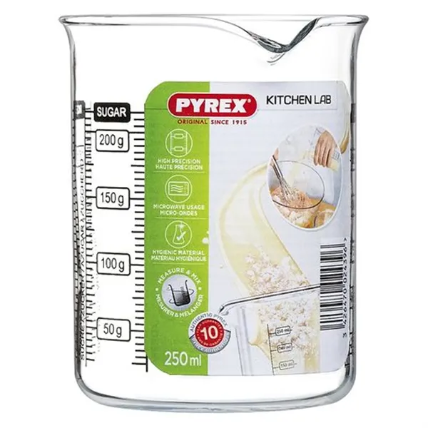 Mõõtekann Pyrex Kitchen Lab Klaas