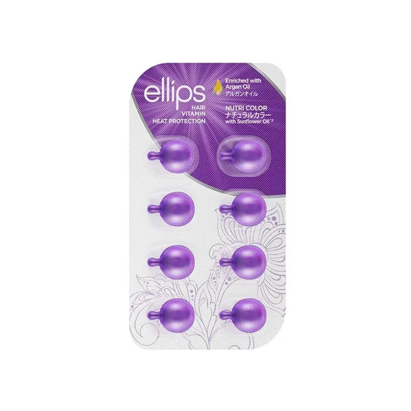 Vitamiinit Ellips Nutri Color Tabletit Lämmöltä suojaava Arganöljy