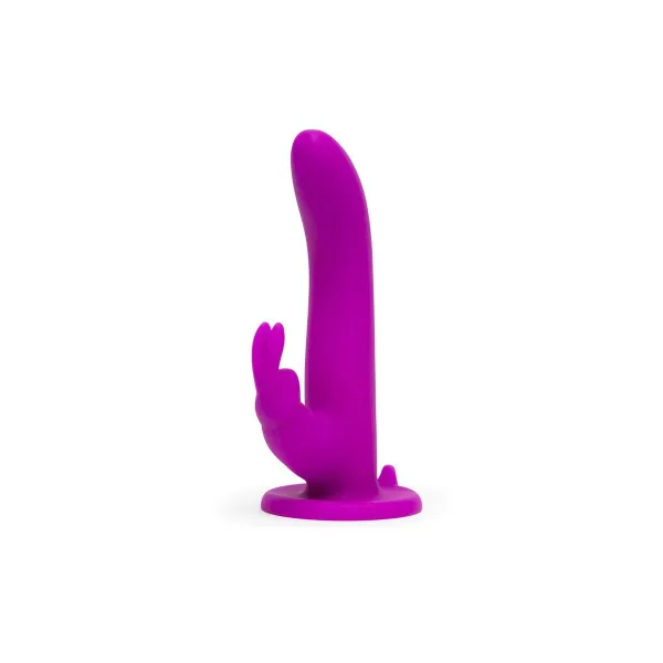 Jänisvibraattori Happy Rabbit Strap-On Harness Set Purple 12,7 cm
