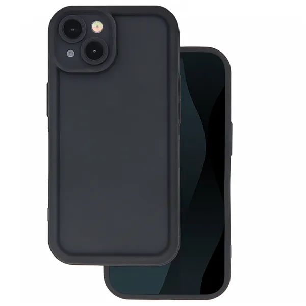 iPhone X / XS ümbris, must, äärisega TPU